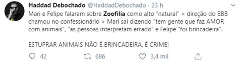 Saiba o que é zoofilia, crime que ganhou repercussão com MC。